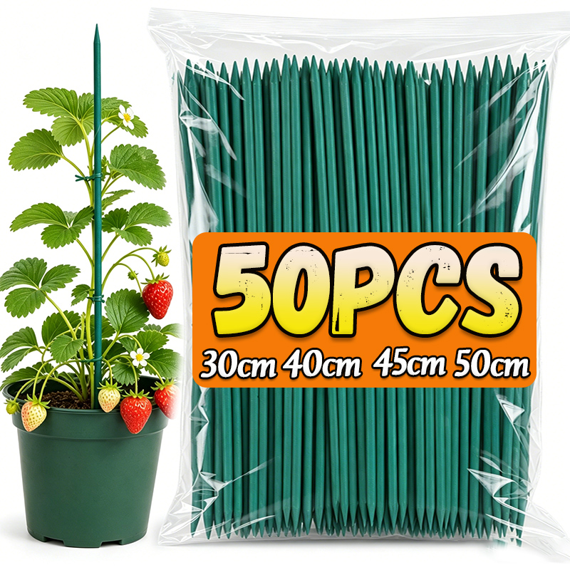 Florist Supp - أعواد دعم النباتات، عناقيد الخيزران، دعامات