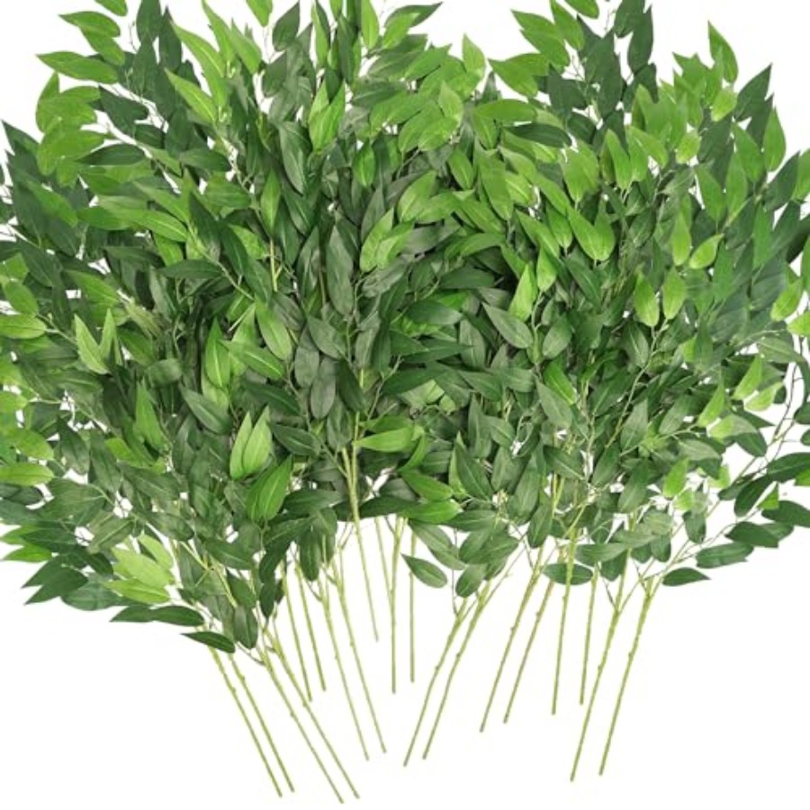Ruscus Stem Faux - أغصان نبات الروسكوس الإيطالي الاصطناعي، 20