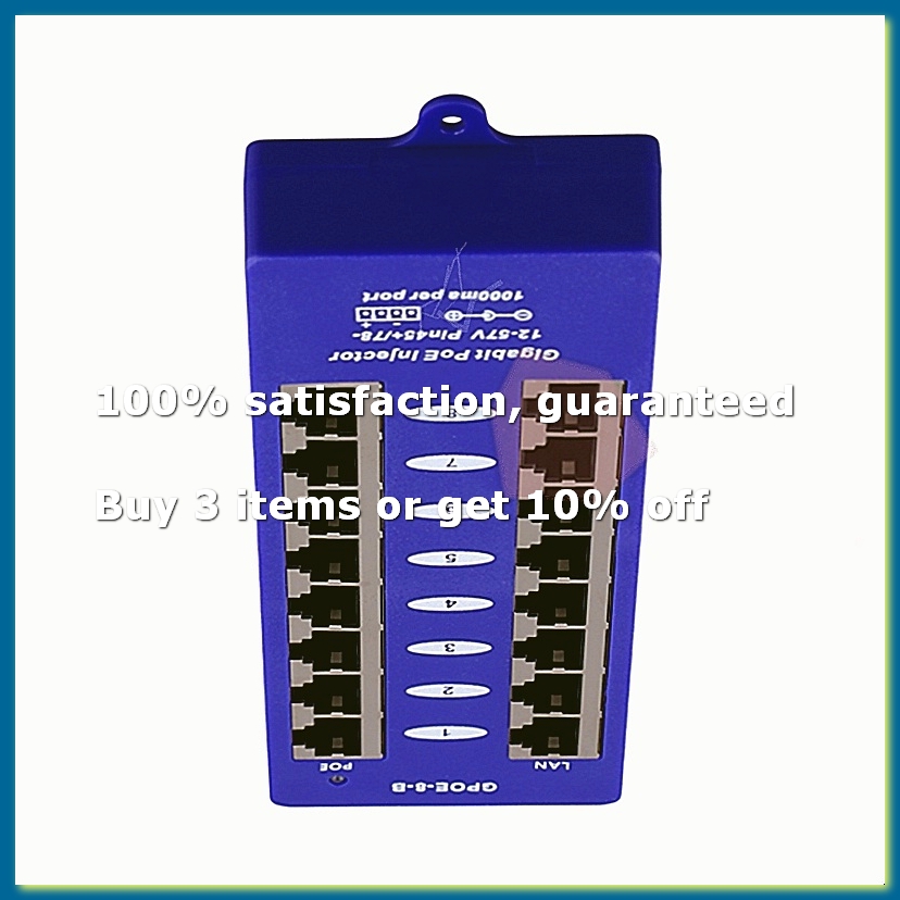B & J Florist Supply Linwood - حاقن طاقة عبر الإيثرنت جديد 802.3af