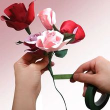 Florist Supp - شريط زخرفي للزهور بطول 13.6 متر،