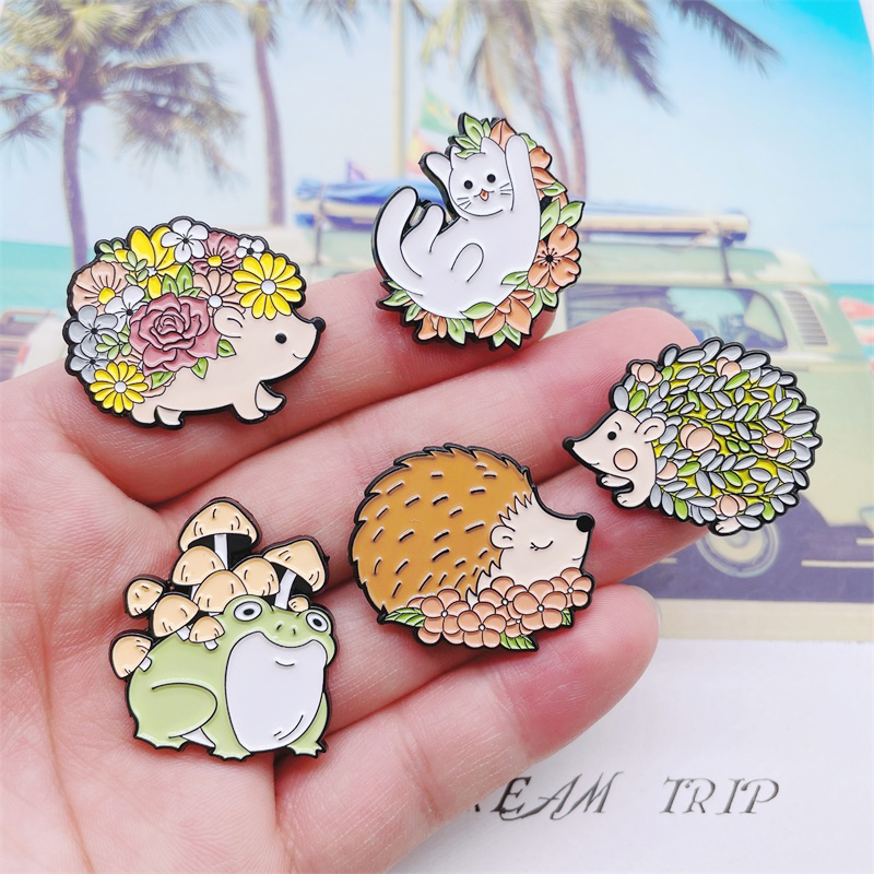 النباتات الإبداعية الزهور الحي - مراجعة Flower Frog Pin وسعره