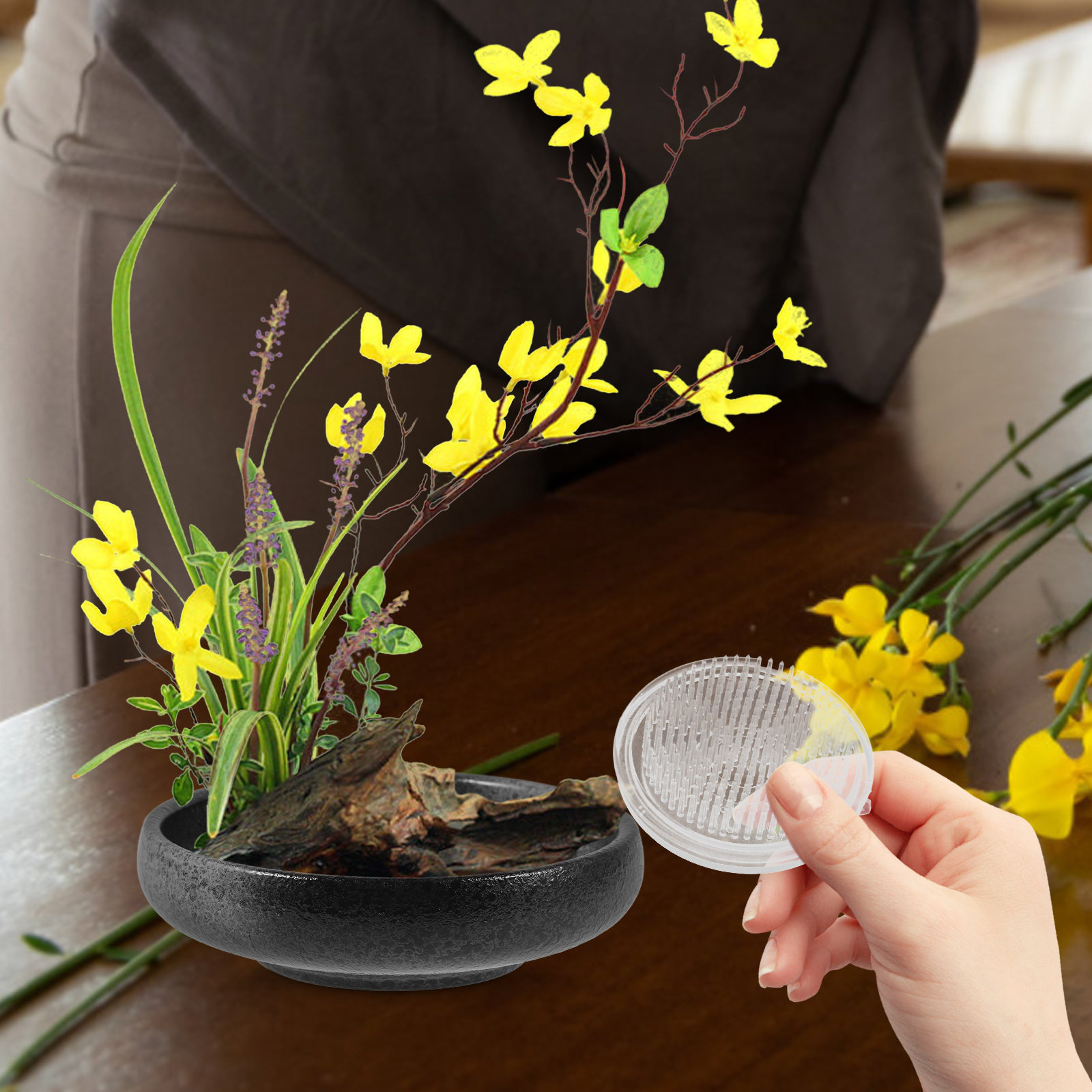 حامل دبابيس الزهور الفاخر ذو ق - مراجعة Flower Frog Pin وسعره
