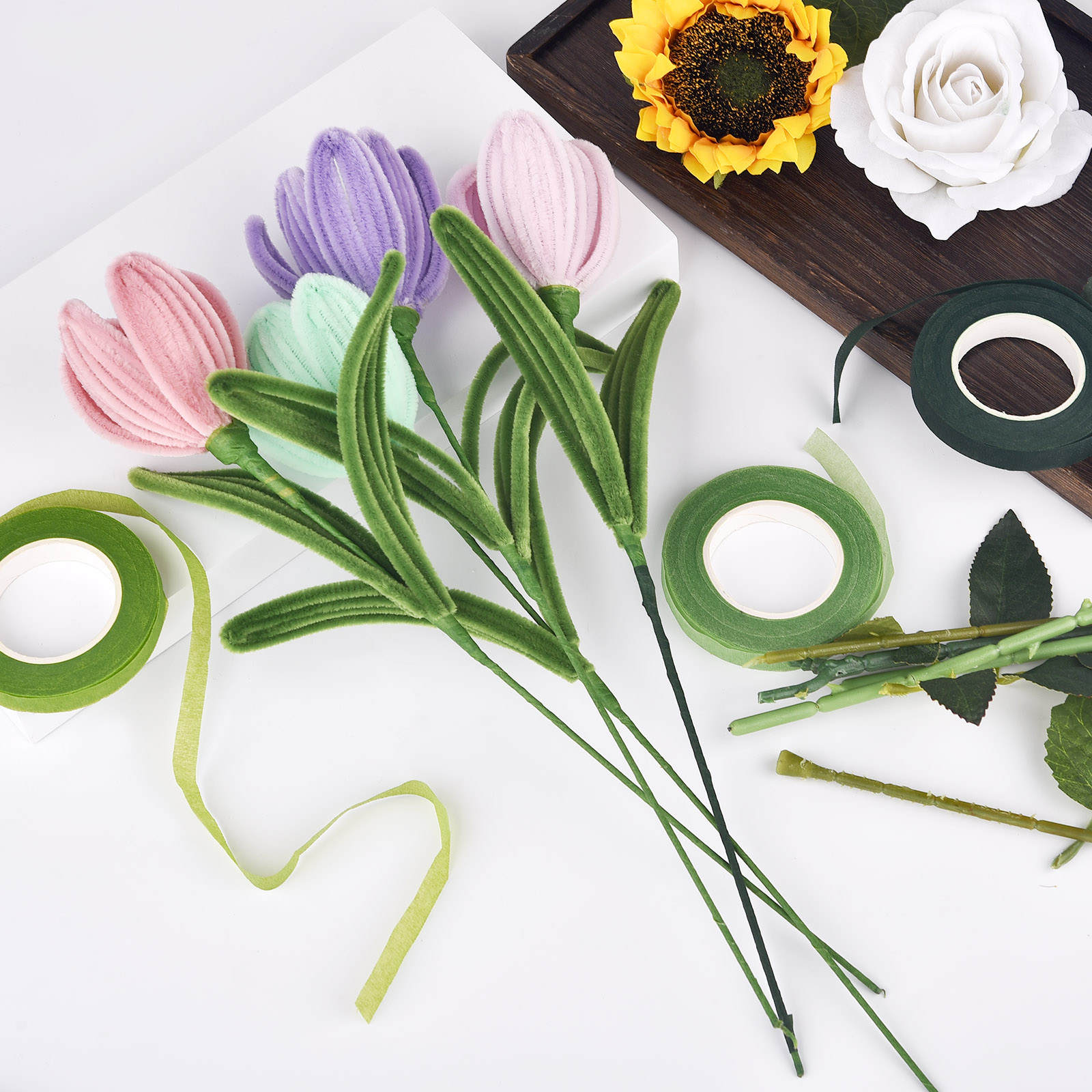 30 ياردة الأزهار الجذعية الشري - مراجعة Florist Flower Supply وسعره