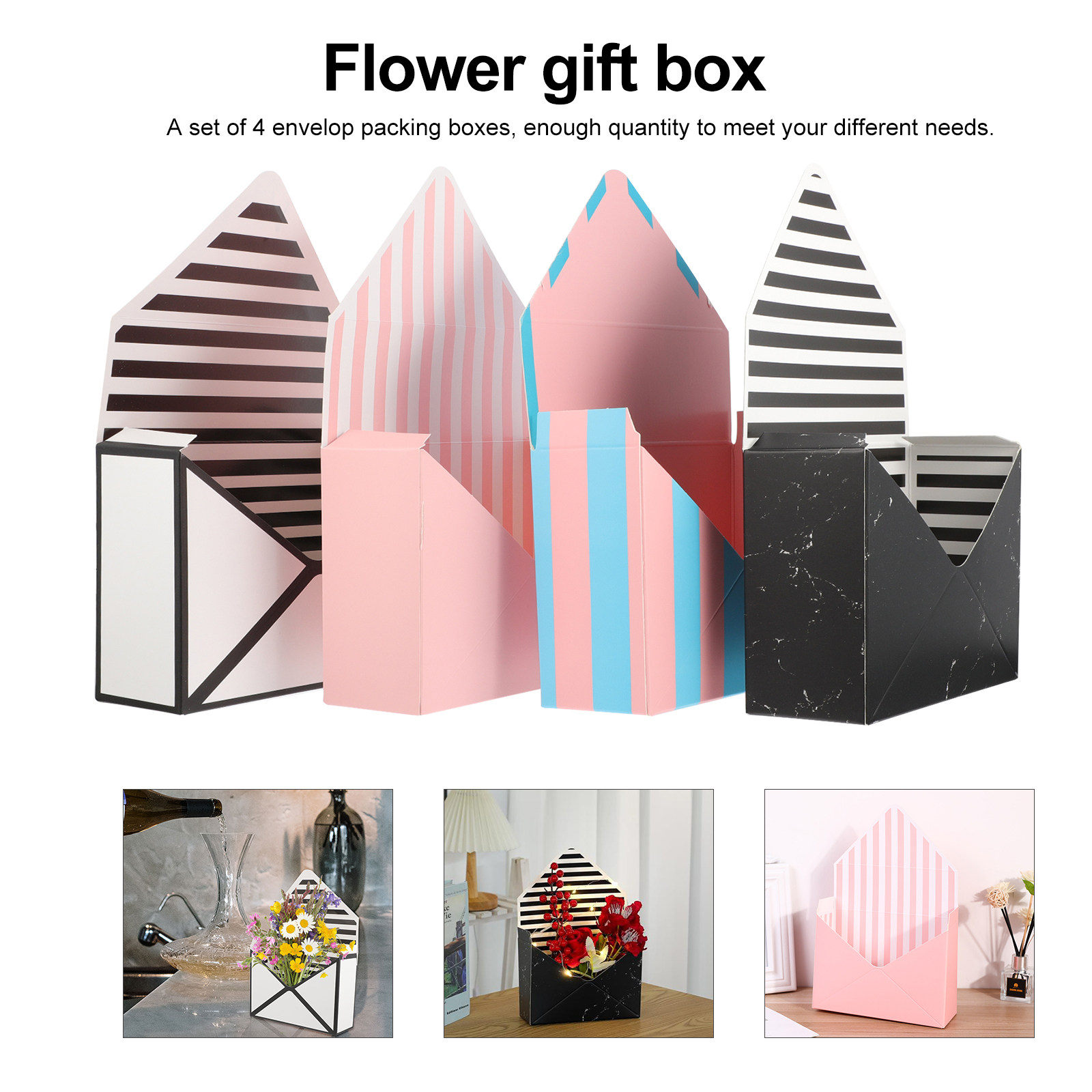 4 قطع من صناديق التغليف الزهري - مراجعة Florist Flower Supply وسعره