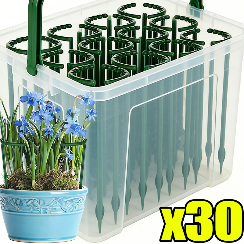 30-1 قطعة دعامة نباتات بلاستيك - مراجعة Florist Supp وسعره